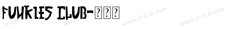 funkies club字体转换
